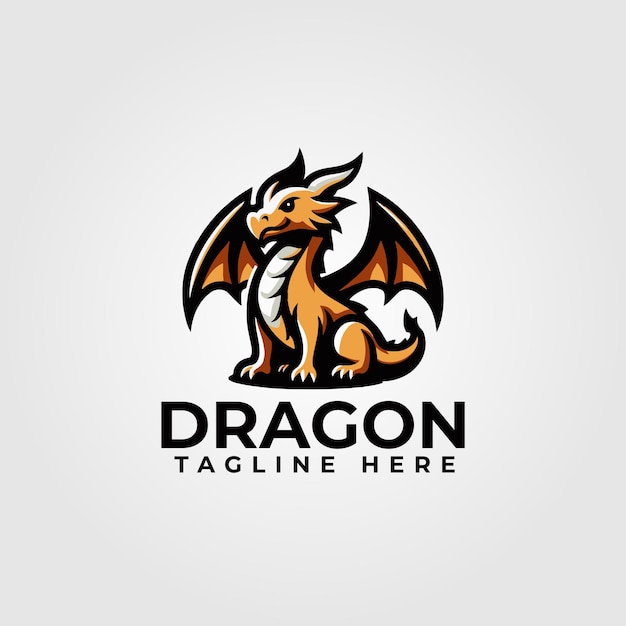Plantilla con dragón