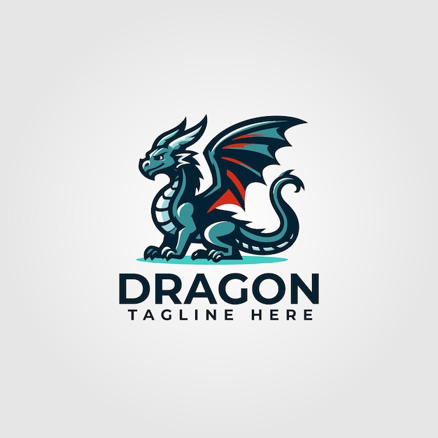 Plantilla con dragón