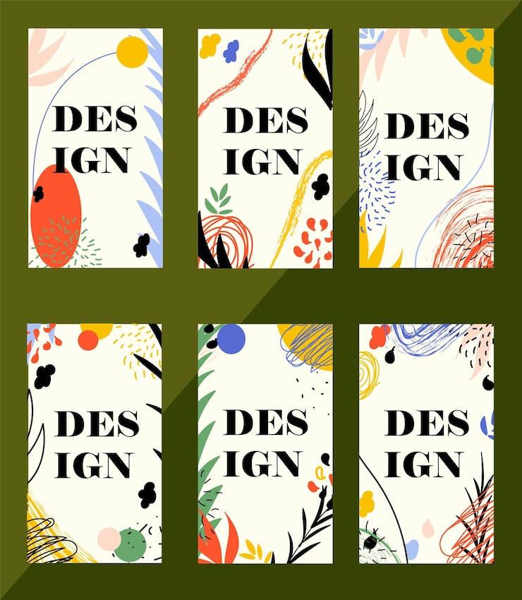 Vector plantilla editable para historias de redes sociales ilustración vectorial fondos de diseño