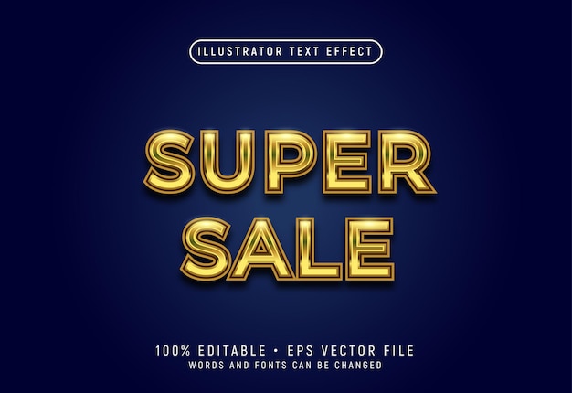 Vector plantilla de efecto de texto 3d super sale