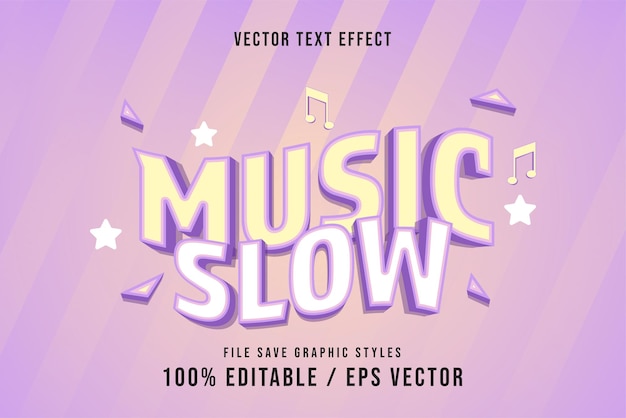 plantilla de efecto de texto de festival de música fondo vectorial editable rosa