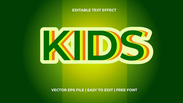 plantilla de efecto de texto en negrita 3D personalizada editable