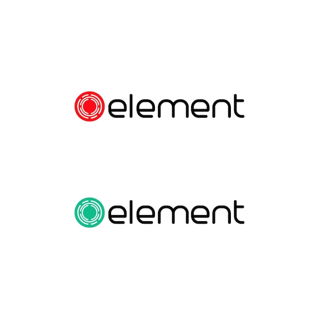 plantilla de elemento del logotipo