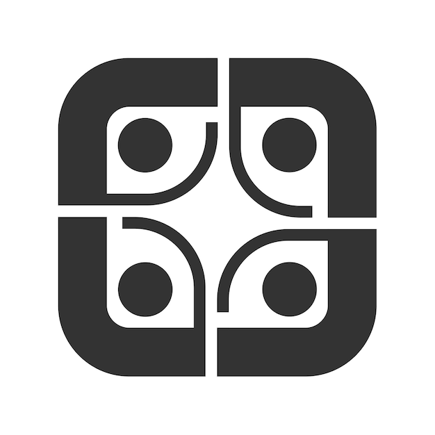 Plantilla de elementos de icono de logotipo de comunidad global Vector de plantilla de logotipo humano comunitario Cuidado de la salud de la comunidad Logotipo de comunidad abstracto Logotipo de asociación