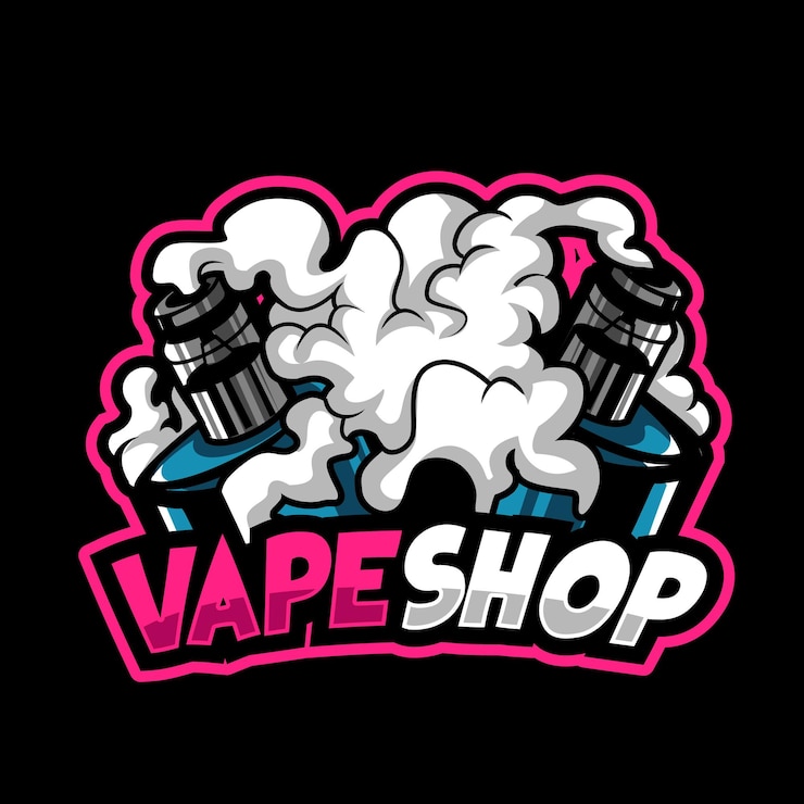 Vector plantilla de la empresa de logotipo de la tienda de vape