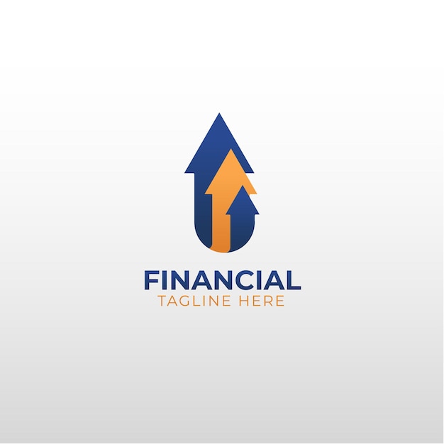 La plantilla eps.10 de logotipo vectorial financiero profesional es adecuada para su empresa dedicada a las finanzas