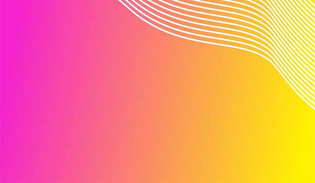 plantilla de estilo degradado de fondo de onda de línea