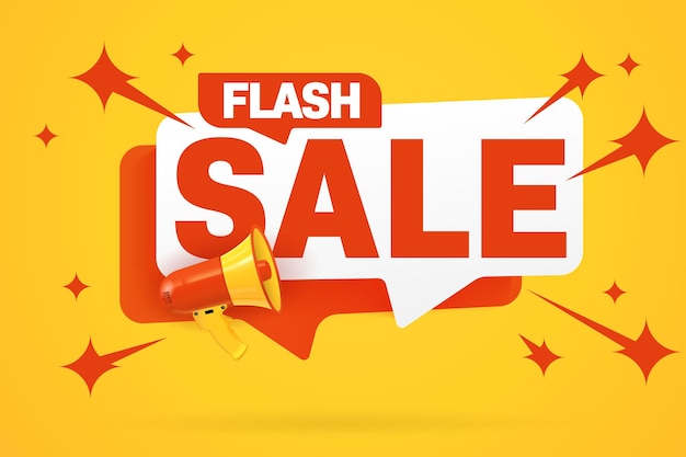 Plantilla de etiqueta de venta flash para promoción