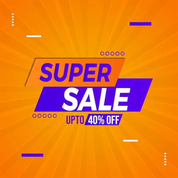 Plantilla de etiqueta de venta con oferta de descuento