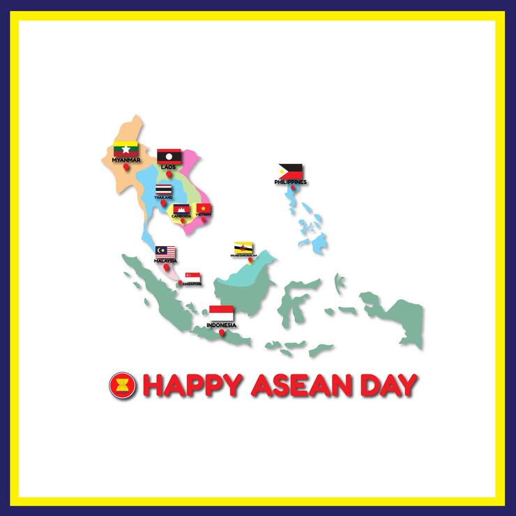 plantilla feliz día de la asean