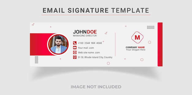 Plantilla de firma de correo electrónico plantilla de firma de correo electrónico corporativo