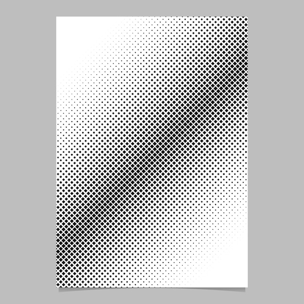Plantilla de flyer de fondo cuadrado geométrico semitono patrón