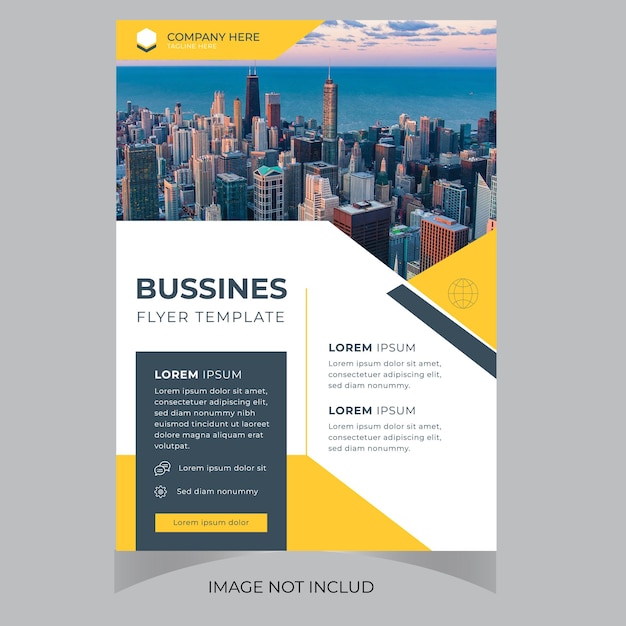 plantilla de folleto de conferencia de negocios o webinar en vivo en línea y folleto de folleto de negocios corporativo