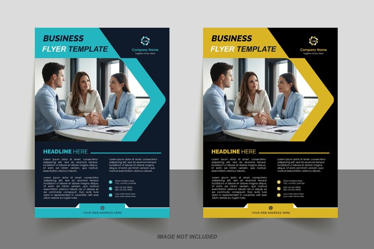 plantilla de folleto de negocios corporativo folleto moderno vector de folleto con diseño creativo