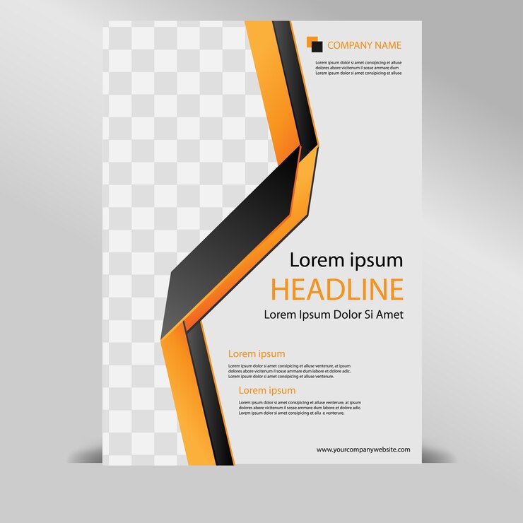 Vector plantilla de folleto de negocios