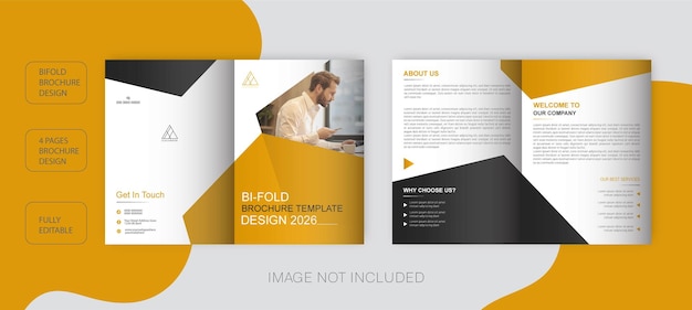 Plantilla de folleto plegable de negocios creativos