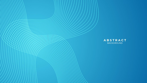 Plantilla de fondo abstracto azul moderno con estilo geométrico