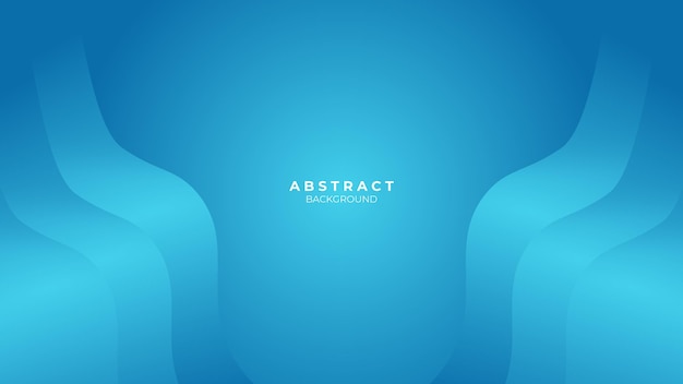Plantilla de fondo abstracto azul moderno con estilo geométrico