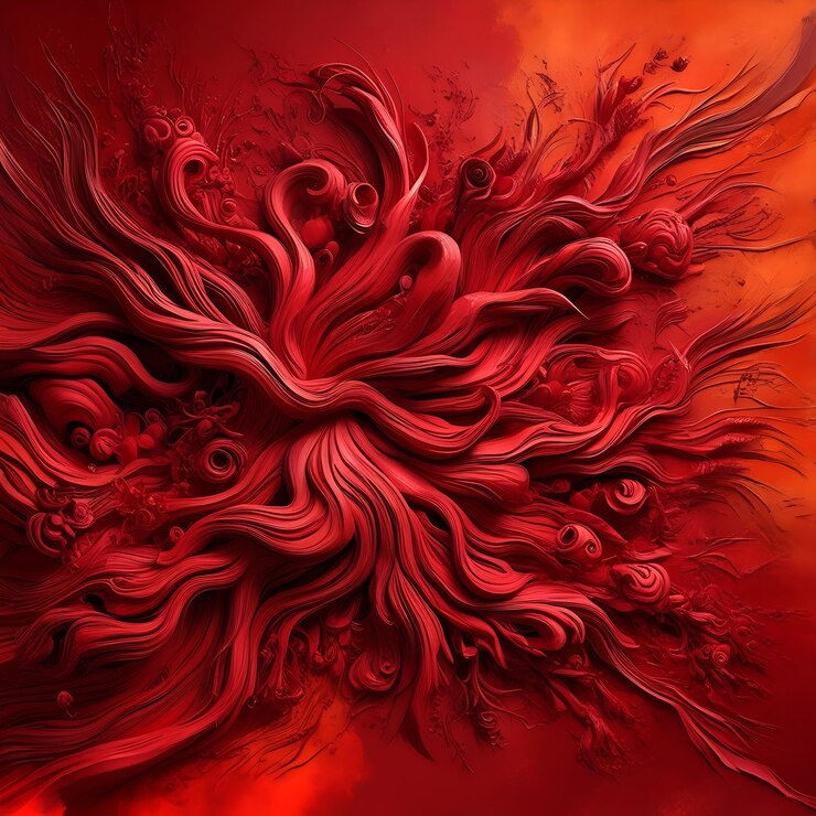 Plantilla de fondo abstracto de color rojo