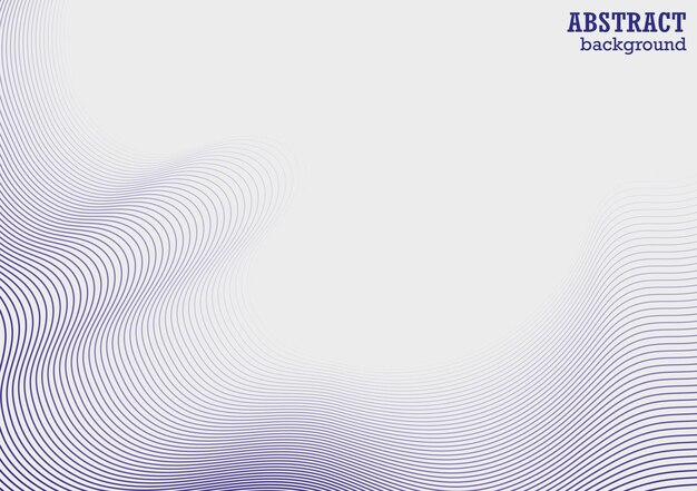 plantilla de fondo abstracto de patrón de onda de línea púrpura degradado