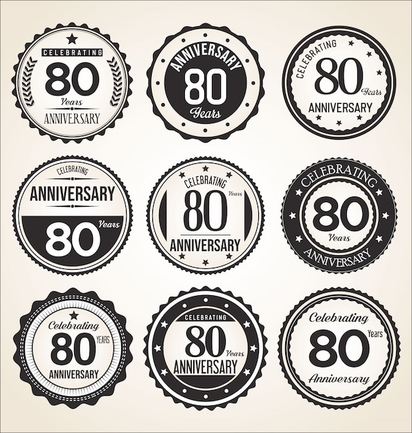 plantilla de fondo de aniversario