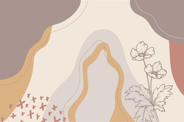 Plantilla de fondo artístico de moda abstracto