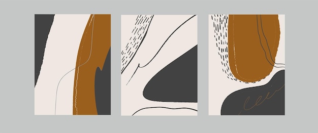 Plantilla de fondo artístico universal de moda abstracta adecuada para banner de invitación de portada