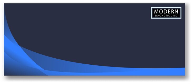 Vector plantilla de fondo de banner de bienvenida abstracta