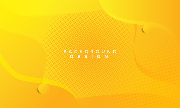 plantilla de fondo en blanco con gráfico vectorial futurista amarillo