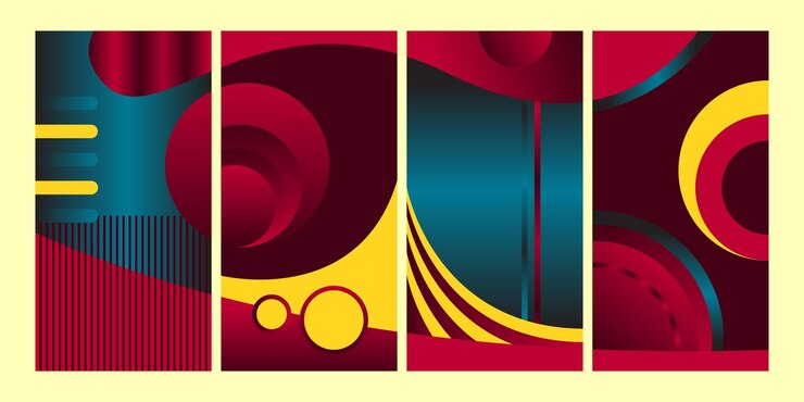 Vector plantilla de fondo de capa abstracta establece espacio de copia para póster, folleto, volante, panfleto o folleto