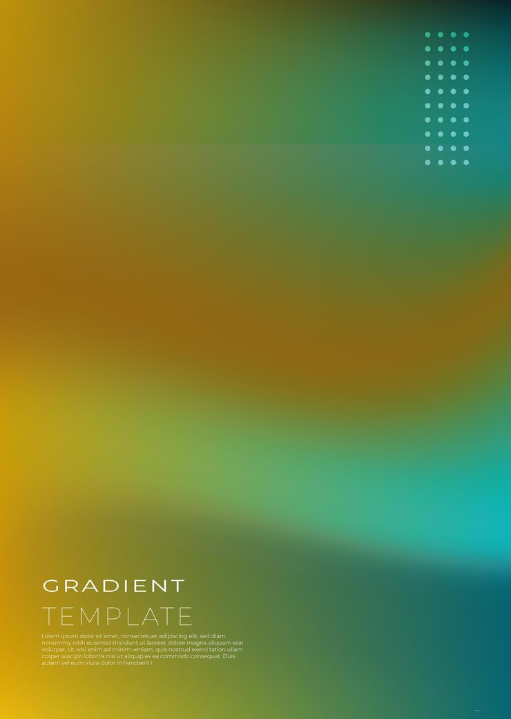 Vector plantilla de fondo de cobertura de gradiente vectorial