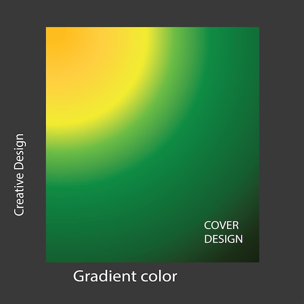 Plantilla de fondo degradado de Vector colorido verde