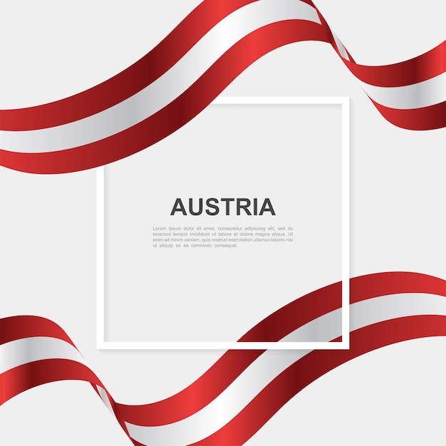 Plantilla de fondo del día de la independencia de austria