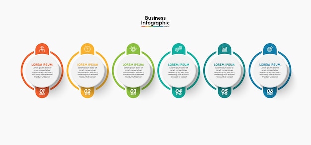 Plantilla de fondo de diseño de infografía empresarial