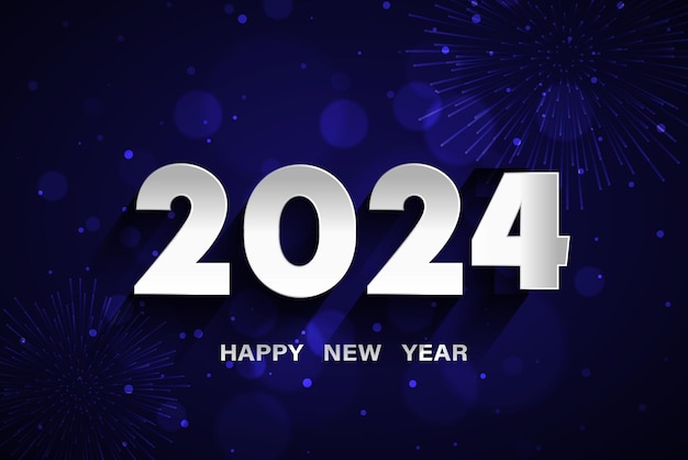 Plantilla de fondo de feliz año nuevo