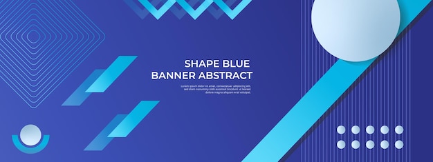 Plantilla de fondo de forma azul PPT con gradiente y patrón de estilo