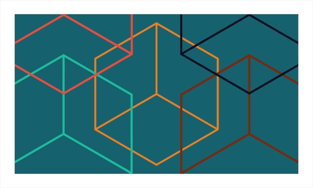 plantilla de fondo de forma geométrica mínima moderna