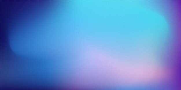 plantilla de fondo de gradiente abstracto de color azul vectorial con textura granulada