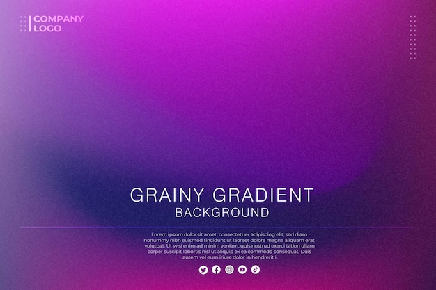 plantilla de fondo de gradiente granulado vectorial