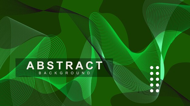 Plantilla de fondo de líneas abstractas para pancartas, presentaciones, carteles y sitios web