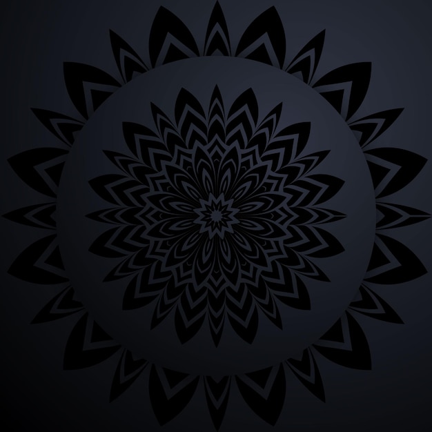 Vector plantilla de fondo de mandala