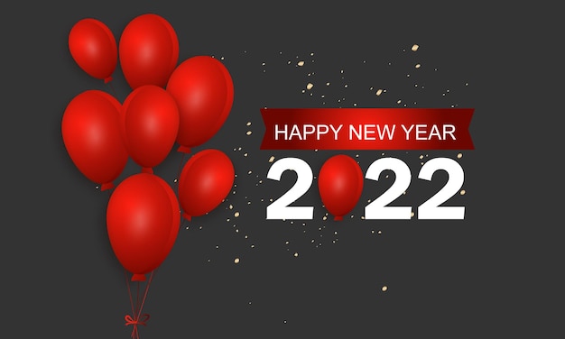 Plantilla de fondo moderno feliz año nuevo