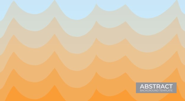 plantilla de fondo naranja geométrica abstracta moderna