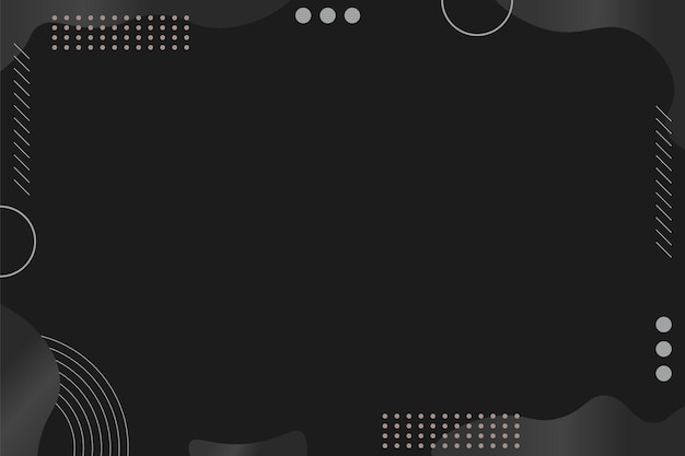 Plantilla de fondo con ondulado y negro