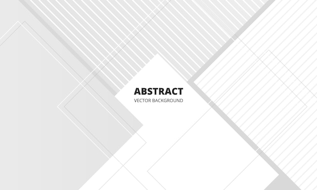 Plantilla de fondo de presentación de negocios de diseño gráfico abstracto geométrico blanco