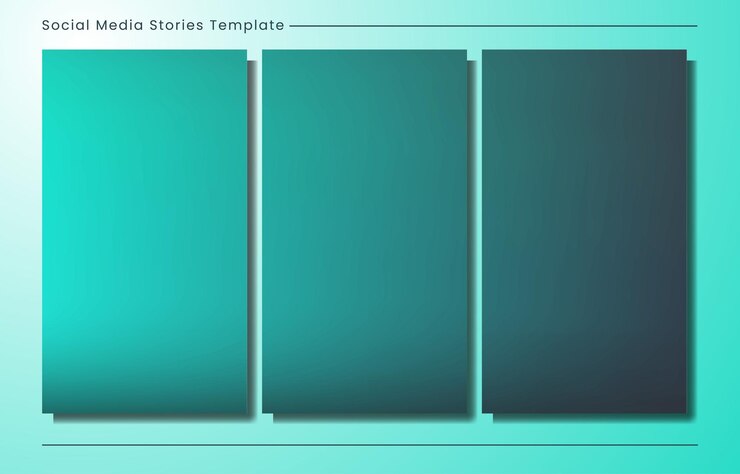 Vector plantilla de fondo de publicación de feed de historias de instagram