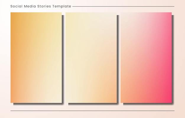 Plantilla de fondo de publicación de feed de historias de Instagram