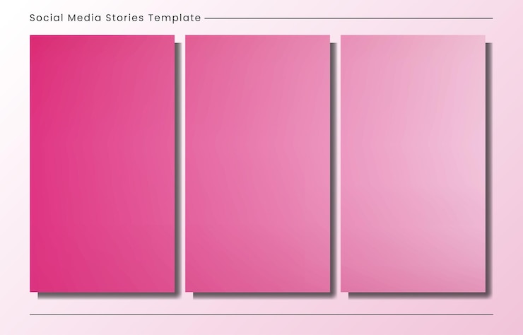 Vector plantilla de fondo de publicación de feed de historias de instagram
