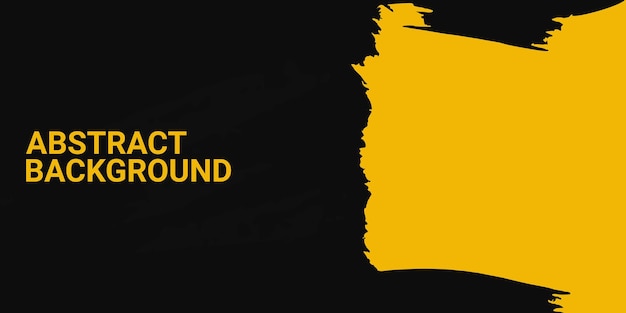 Plantilla de fondo de rasguño de grunge amarillo abstracto mínimo