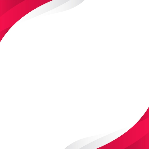 Plantilla de fondo rojo y blanco. Concepto de diseño del día de la independencia de indonesia